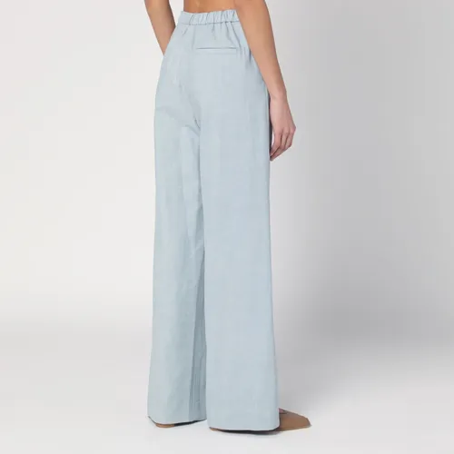 Trousers > Wide Trousers - - Loulou Studio - Modalova