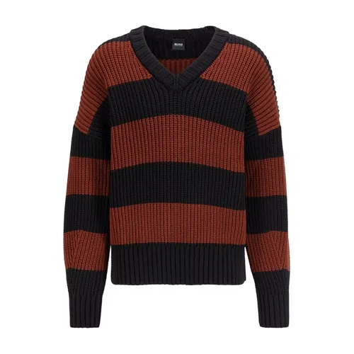 Knitwear > V-neck Knitwear - - Hugo - Modalova