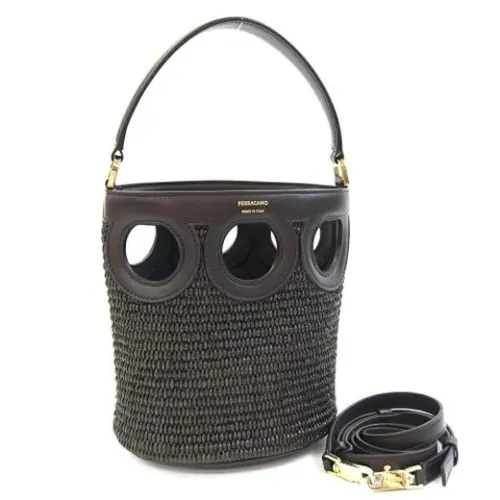 Pre-owned > Pre-owned Bags > Pre-owned Bucket Bags - - Salvatore Ferragamo Pre-owned - Modalova
