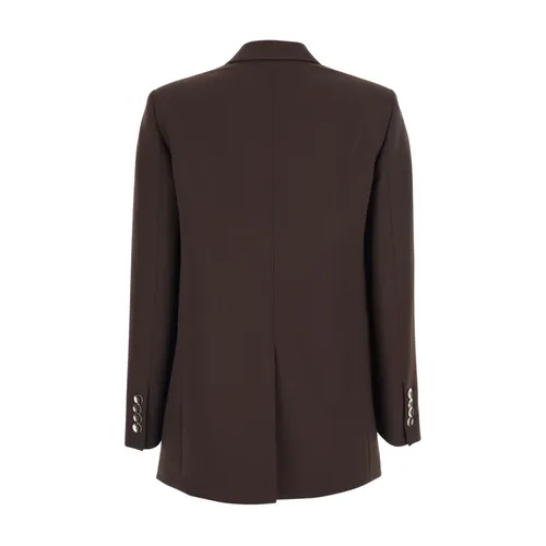 Plain - Jackets > Blazers - Brown - Plain - Modalova
