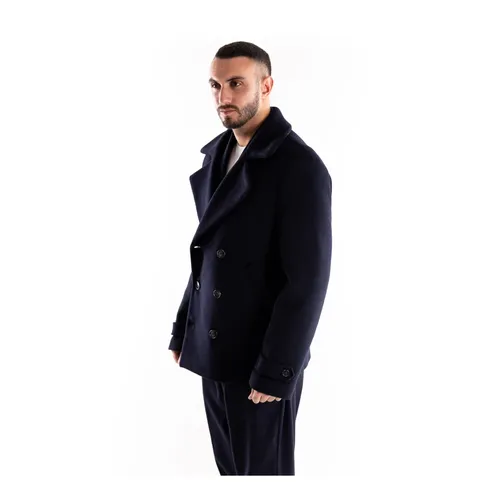 Coats > Double-Breasted Coats - - The Editor - Modalova