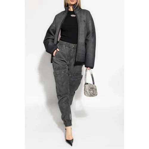 Trousers > Wide Trousers - - Diesel - Modalova
