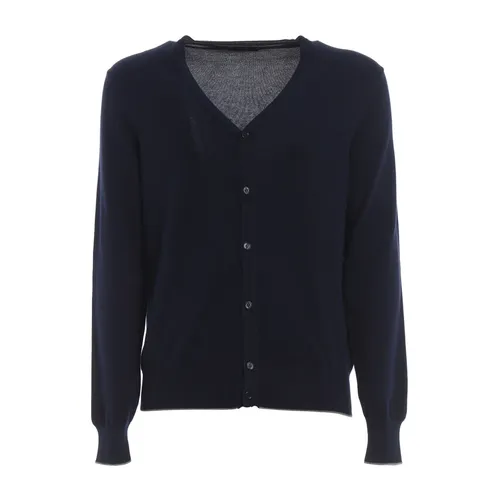 Fay - Knitwear > Cardigans - Blue - Fay - Modalova