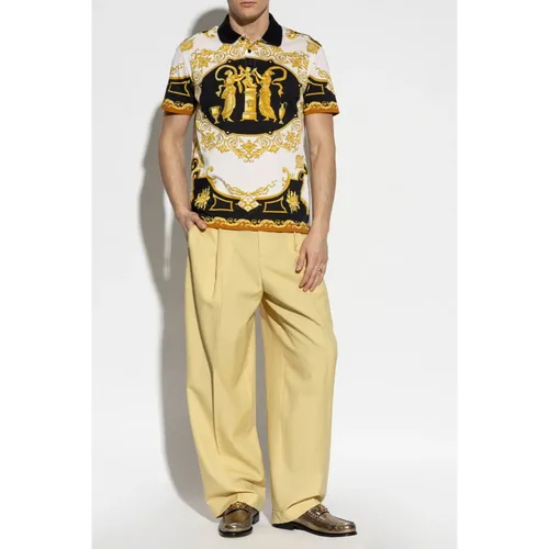 Tops > Polo Shirts - - Versace - Modalova
