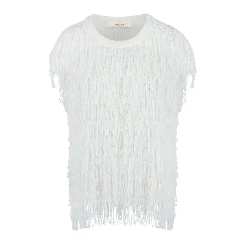 Tops > Sleeveless Tops - - Jucca - Modalova