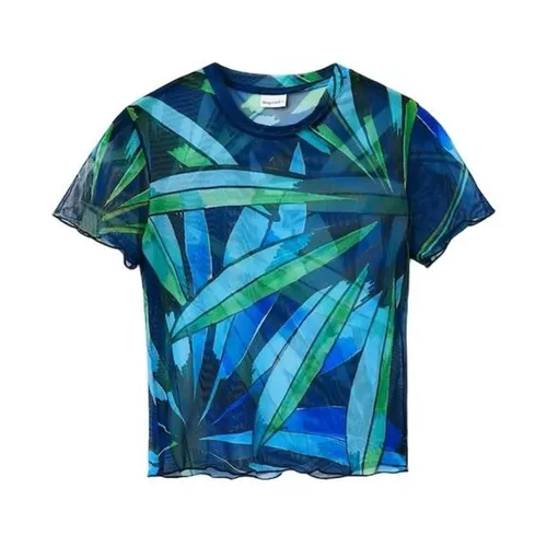 Desigual - Tops > T-Shirts - Blue - Desigual - Modalova