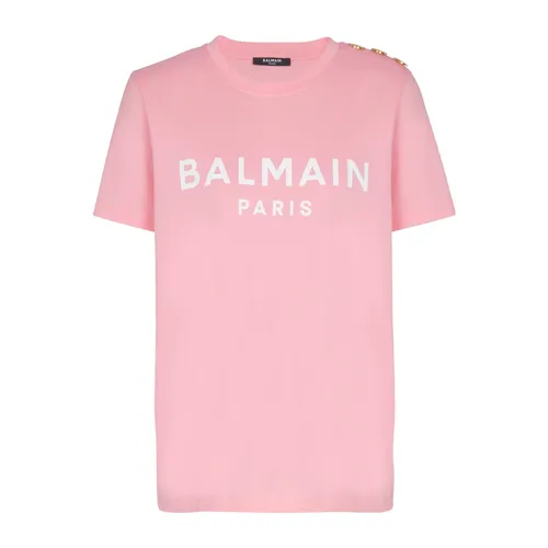 Balmain - Tops > T-Shirts - Pink - Balmain - Modalova