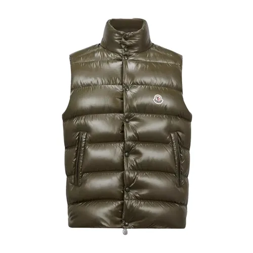 Moncler - Jackets > Vests - Green - Moncler - Modalova