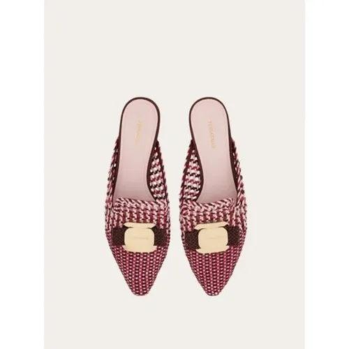 Shoes > Flats > Mules - - Ferragamo - Modalova