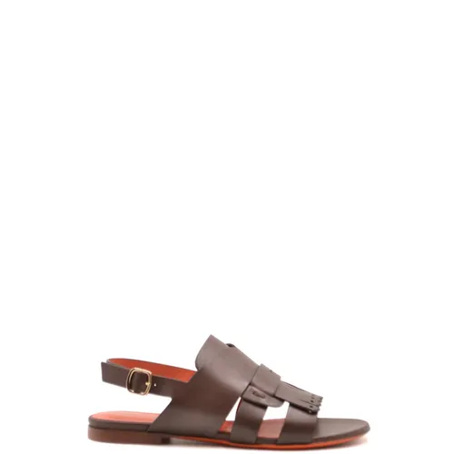 Shoes > Sandals > Flat Sandals - - Santoni - Modalova