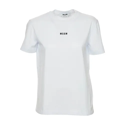 Msgm - Tops > T-Shirts - White - Msgm - Modalova