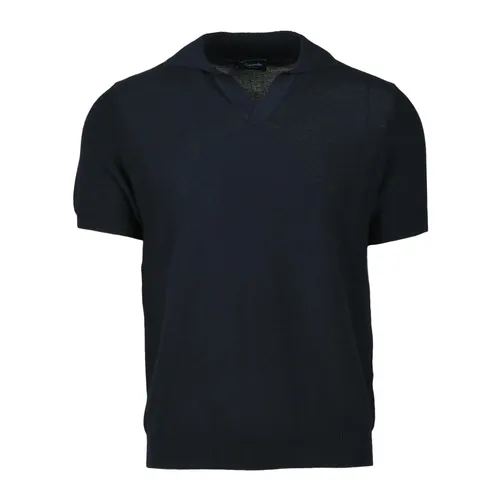 Drumohr - Tops > T-Shirts - Blue - Drumohr - Modalova