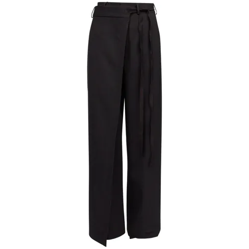 Trousers > Wide Trousers - - MM6 Maison Margiela - Modalova