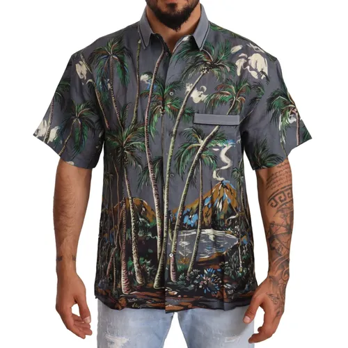 Shirts > Short Sleeve Shirts - - Dolce & Gabbana - Modalova