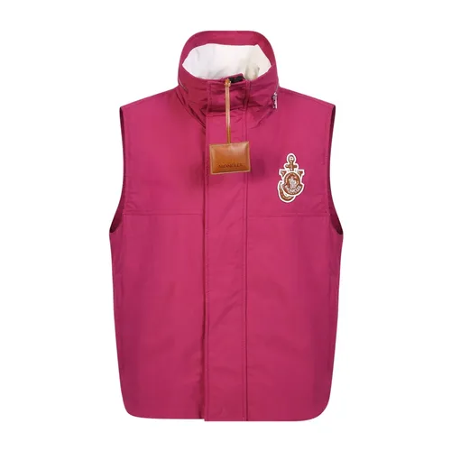 Moncler - Jackets > Vests - Pink - Moncler - Modalova