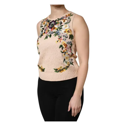 Tops > Sleeveless Tops - - Dolce & Gabbana - Modalova
