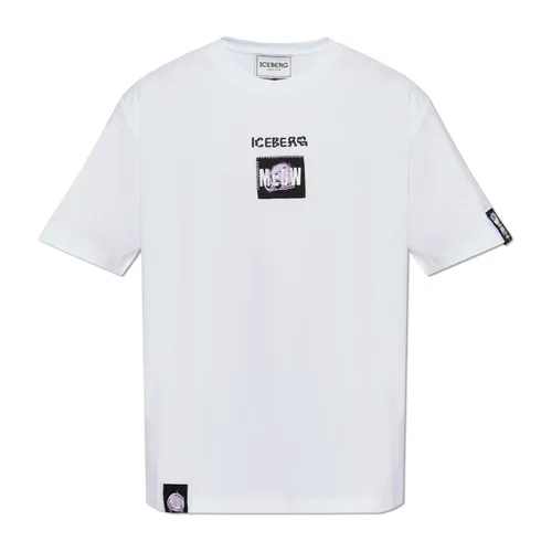 Iceberg - Tops > T-Shirts - White - Iceberg - Modalova