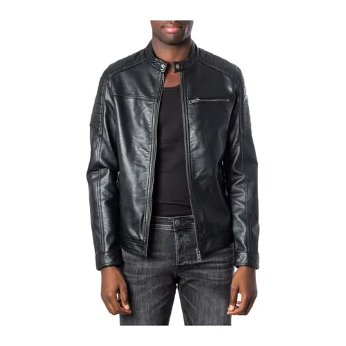 Jackets > Leather Jackets - - Jack & Jones - Modalova