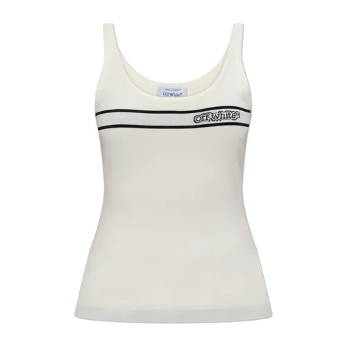 Off - Tops > Sleeveless Tops - - Off White - Modalova