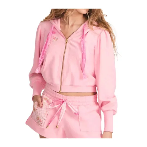 Sweatshirts & Hoodies > Zip-throughs - - Loveshackfancy - Modalova