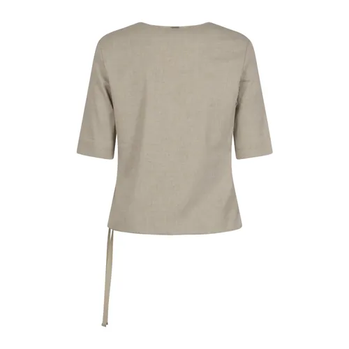 Herno - Tops > T-Shirts - Brown - Herno - Modalova