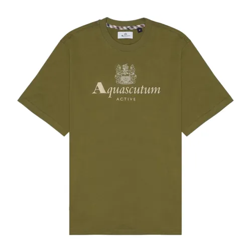 Tops > T-Shirts - - Aquascutum - Modalova