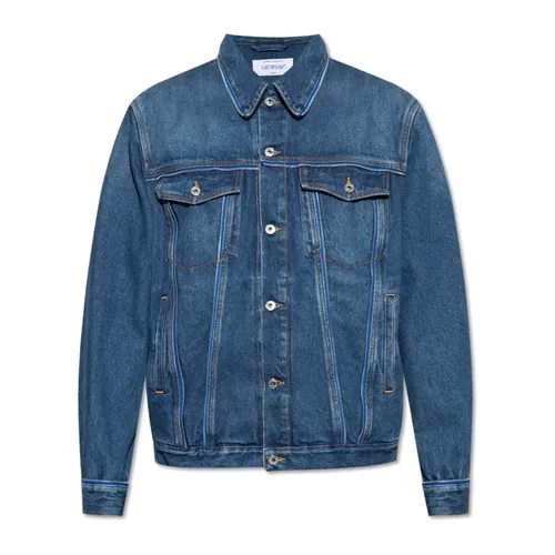 Jackets > Denim Jackets - - Off White - Modalova
