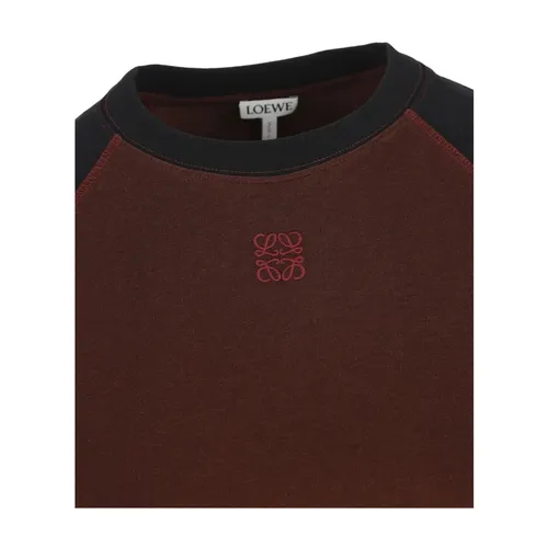 Loewe - Tops > T-Shirts - Brown - Loewe - Modalova