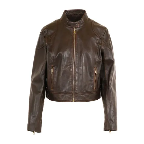 Jackets > Leather Jackets - - Liu Jo - Modalova