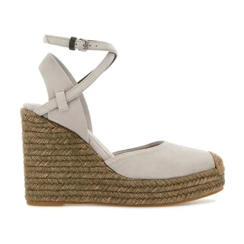 Shoes > Heels > Wedges - - Brunello Cucinelli - Modalova