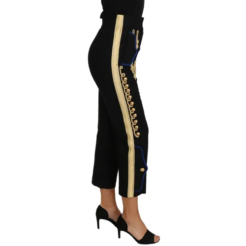 Trousers > Cropped Trousers - - Dolce & Gabbana - Modalova