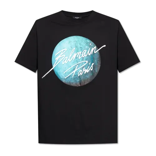 Balmain - Tops > T-Shirts - Black - Balmain - Modalova