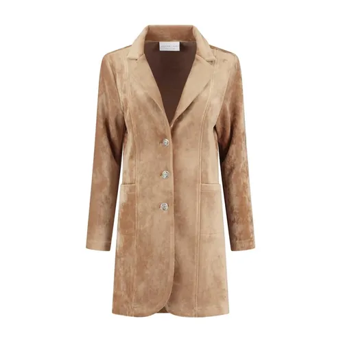 Coats > Single-Breasted Coats - - Helena Hart - Modalova