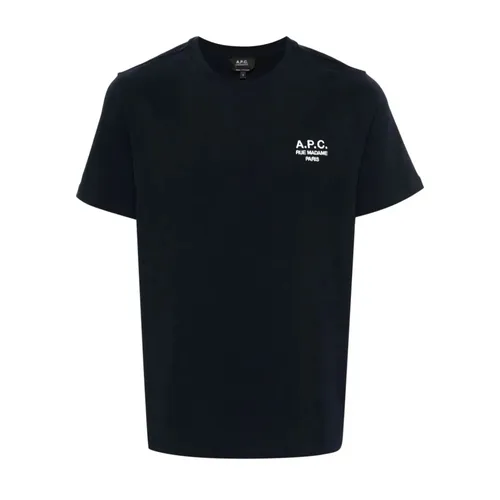 A.p.c. - Tops > T-Shirts - Blue - A.p.c. - Modalova