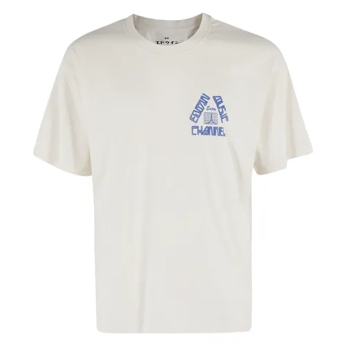Edwin - Tops > T-Shirts - White - Edwin - Modalova