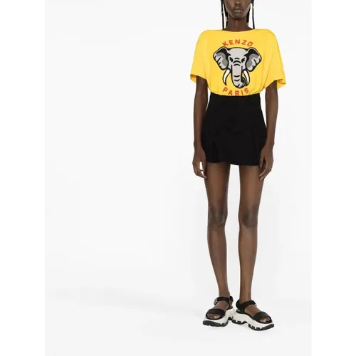 Kenzo - Tops > T-Shirts - Yellow - Kenzo - Modalova