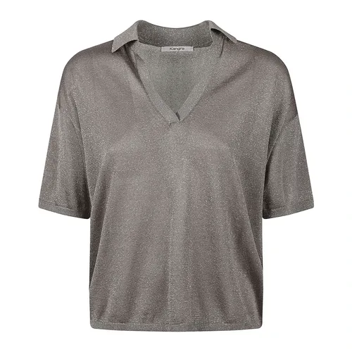 Knitwear > V-neck Knitwear - - Kangra - Modalova
