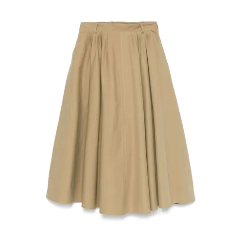 Skirts > Midi Skirts - - Mark Kenly Domino Tan - Modalova