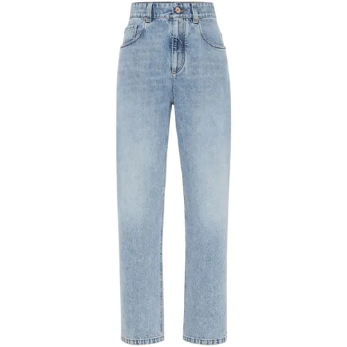 Jeans > Straight Jeans - - Brunello Cucinelli - Modalova