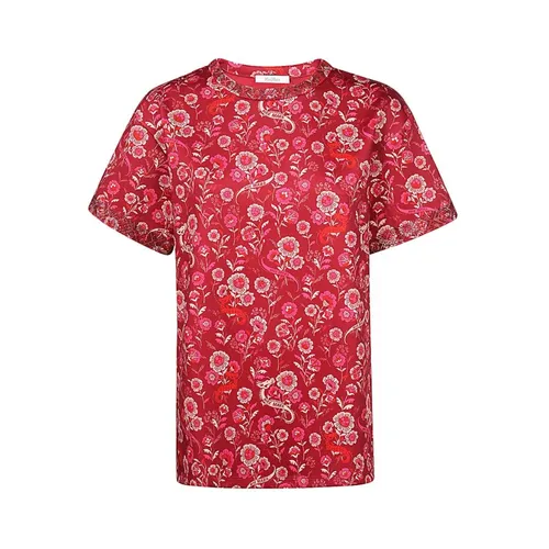 Max Mara - Tops > T-Shirts - Red - Max Mara - Modalova