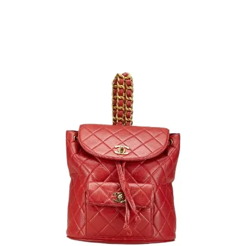 Pre-owned > Pre-owned Bags > Pre-owned Backpacks - - Chanel Vintage - Modalova