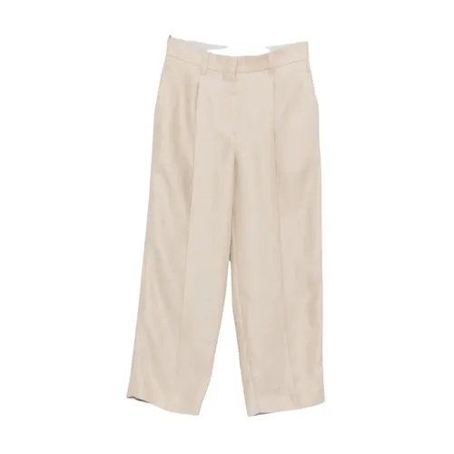 Trousers > Cropped Trousers - - Brunello Cucinelli - Modalova