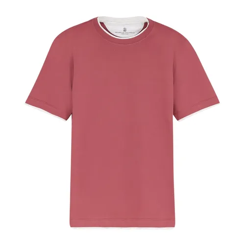 Tops > T-Shirts - - Brunello Cucinelli - Modalova