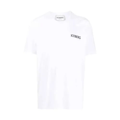 Iceberg - Tops > T-Shirts - White - Iceberg - Modalova