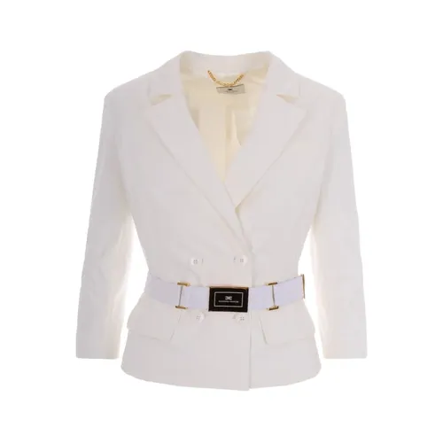 Jackets > Blazers - - Elisabetta Franchi - Modalova