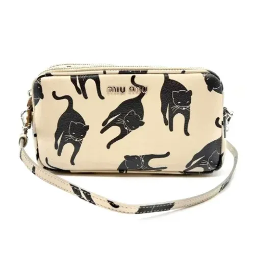 Pre-owned > Pre-owned Bags > Pre-owned Cross Body Bags - - Miu Miu Pre-owned - Modalova