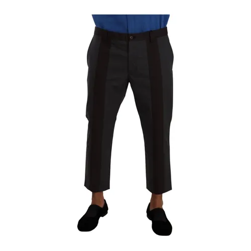 Trousers > Cropped Trousers - - Dolce & Gabbana - Modalova