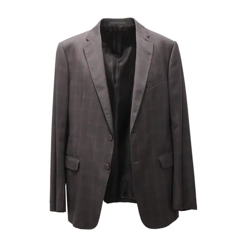 Armani - Jackets > Blazers - Gray - Armani - Modalova