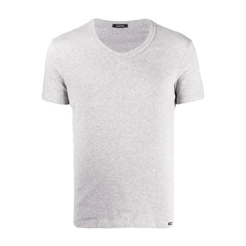Tom Ford - Tops > T-Shirts - Gray - Tom Ford - Modalova