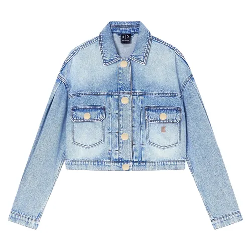 Jackets > Denim Jackets - - Armani Exchange - Modalova